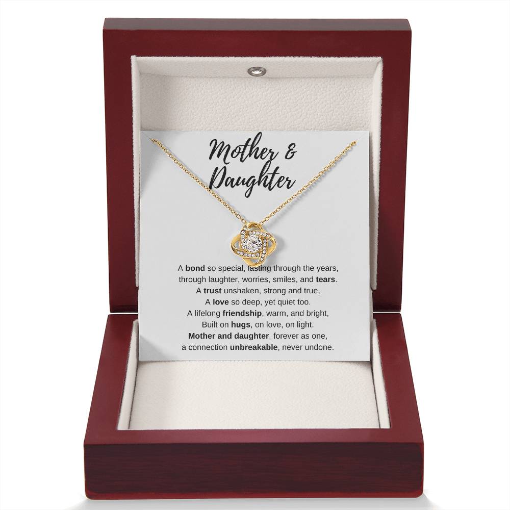 Love Knot Necklace for Mother & Daughter