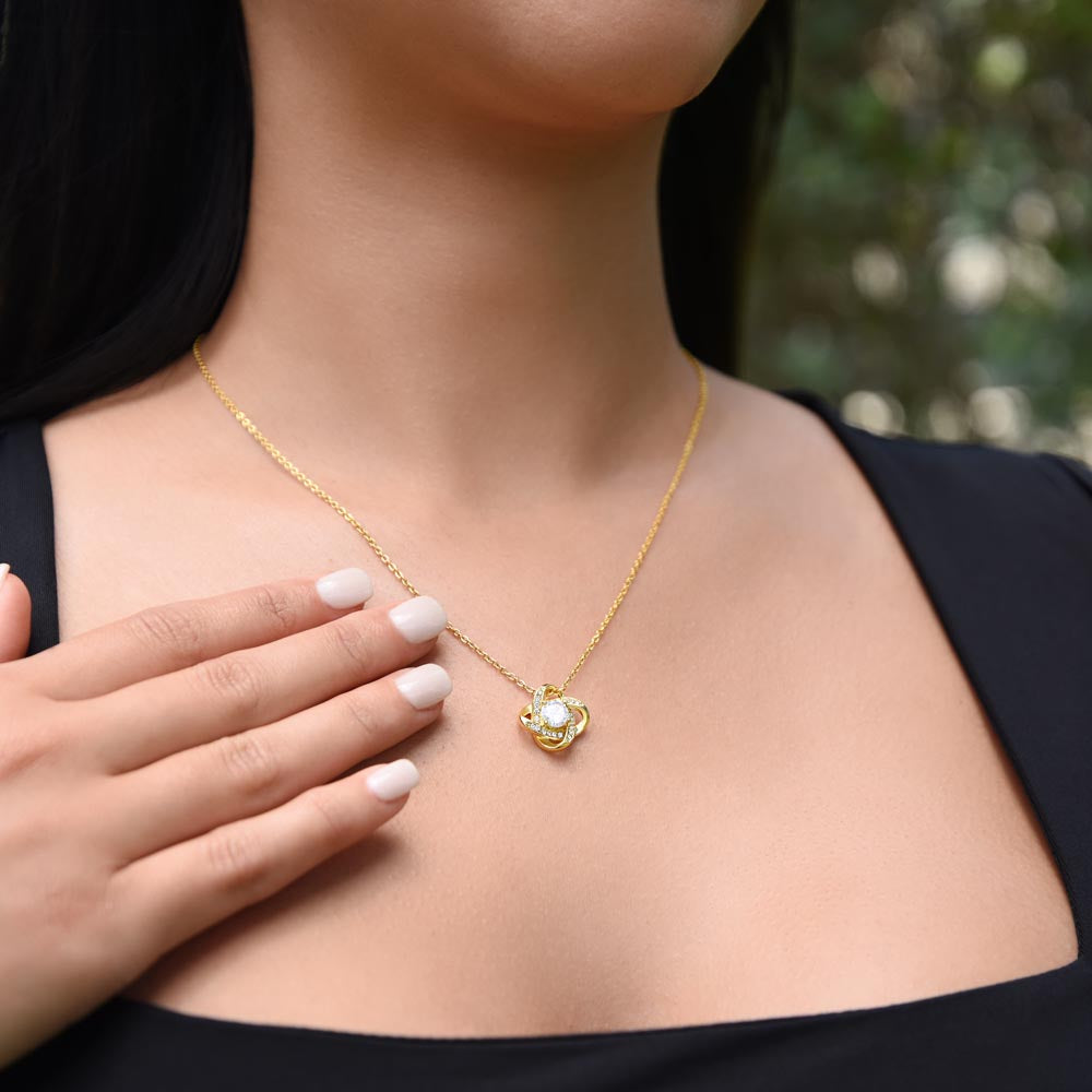 Love Knot Necklace for Mother & Daughter