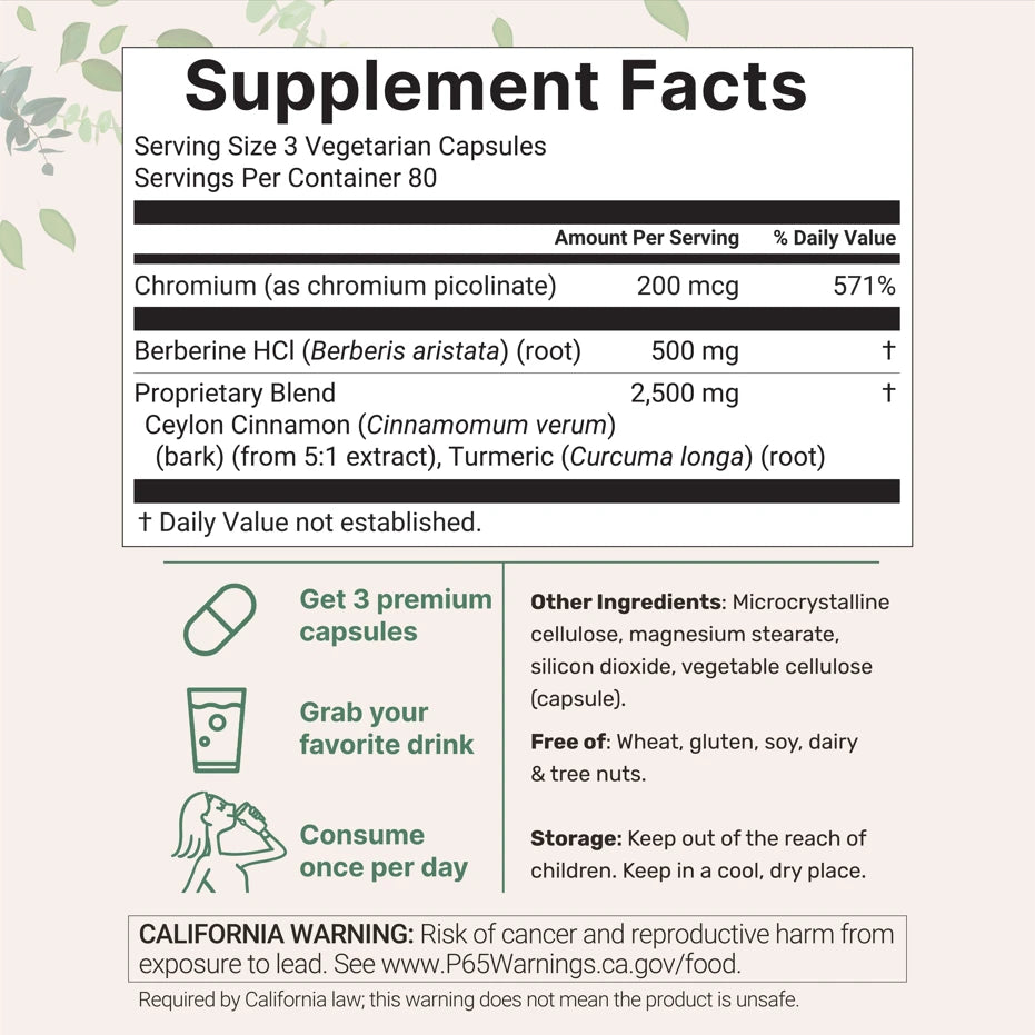 Berberine Complex for Sugar Balance