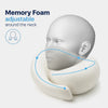 Compact Memory Foam Neck Travel Pillow