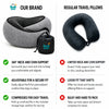 Compact Memory Foam Neck Travel Pillow
