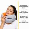 Compact Memory Foam Neck Travel Pillow