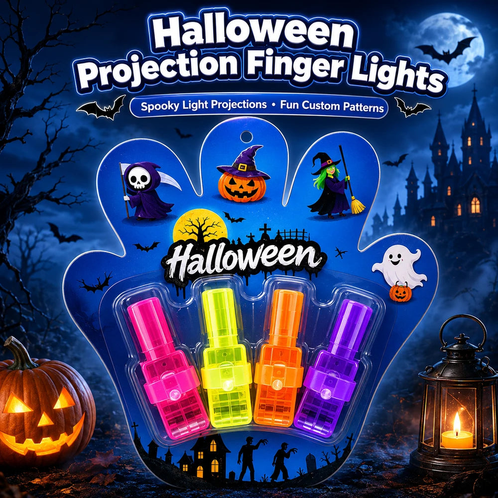 Halloween LED Finger Projection Lights