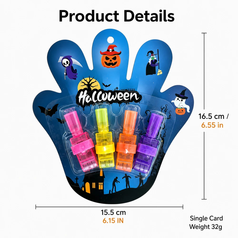 Halloween LED Finger Projection Lights