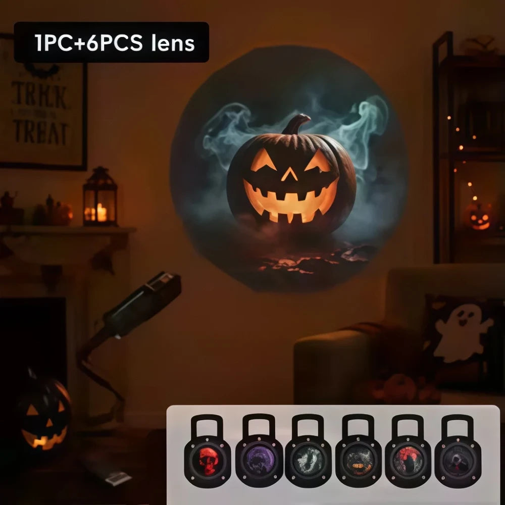 Halloween Pattern Projection Lamp