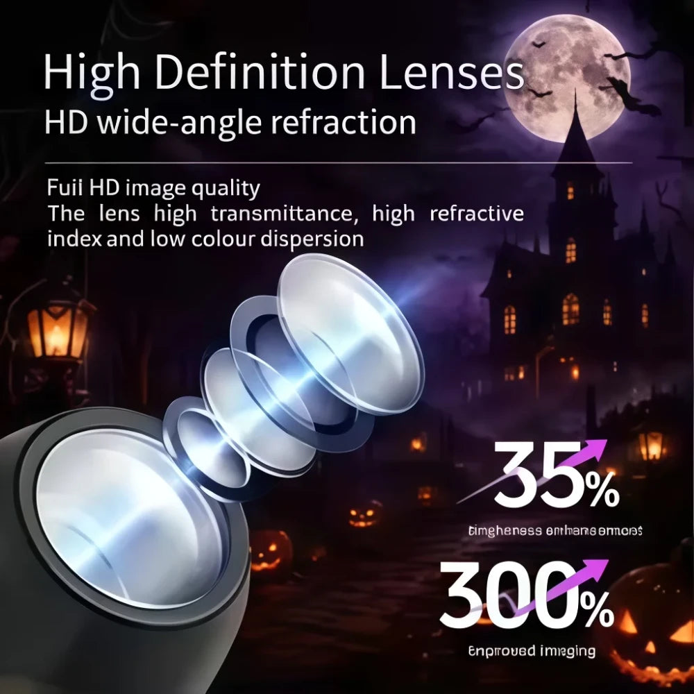 Halloween Pattern Projection Lamp