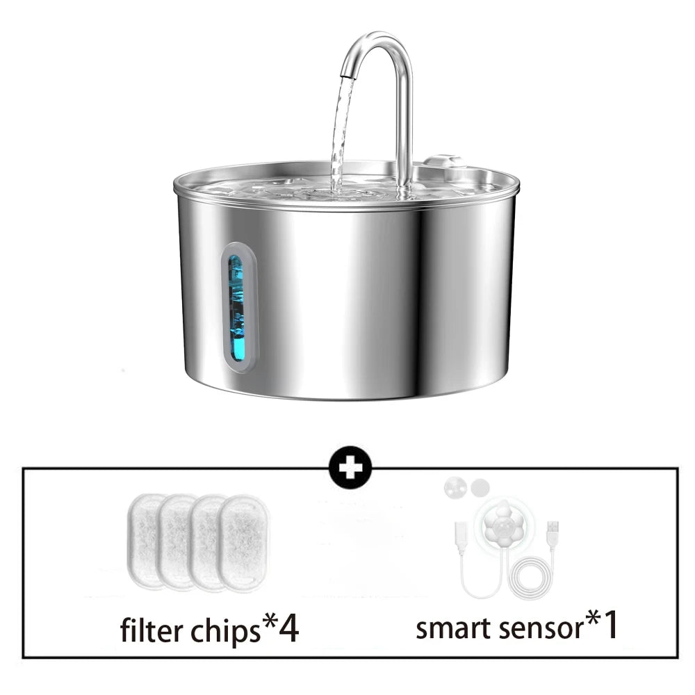 Stainless Steel Pet Water Fountain