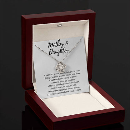 Love Knot Necklace for Mother & Daughter