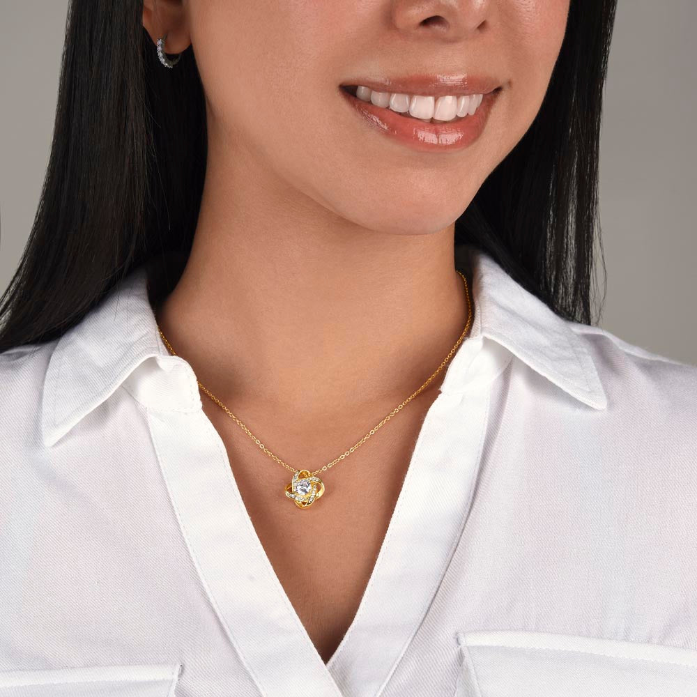Love Knot Necklace for Mother & Daughter