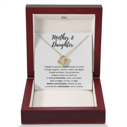 Love Knot Necklace for Mother & Daughter